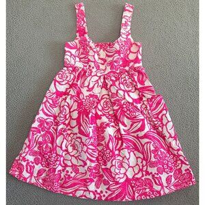 Vanessa Virginia Anthropologie Sun Dress Pink White Floral Pockets
